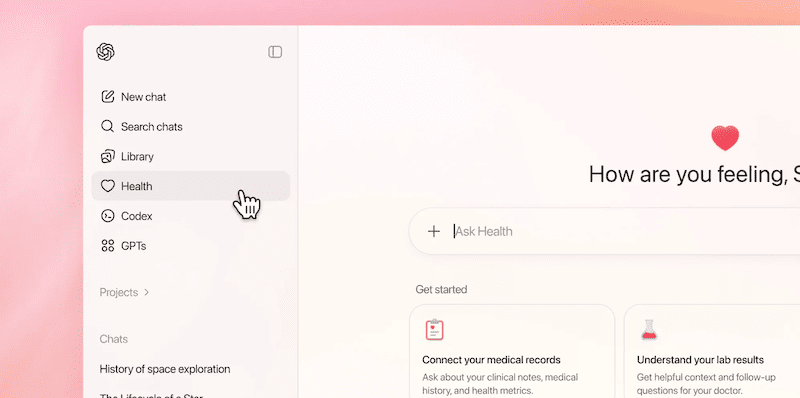 هوش مصنوعی ChatGPT Health